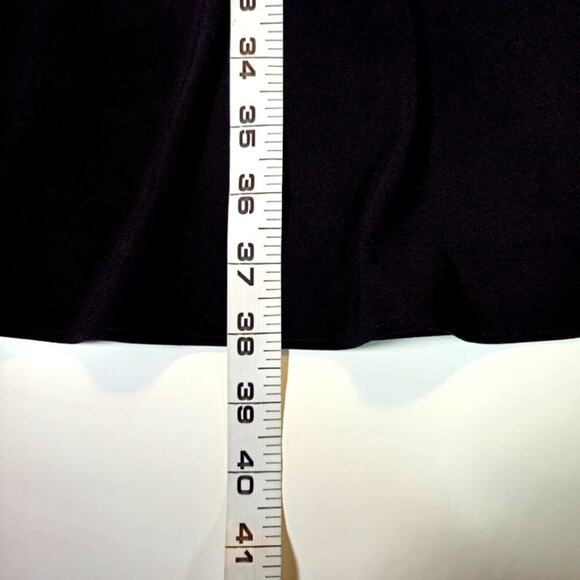 Evan Picone Halter Dress Women Size 6 Black Event Feminine Dramatic Cocktail - Picture 7 of 9